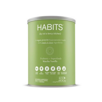 Proteína matcha-vainilla Habits 488g