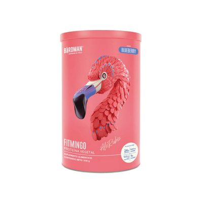Proteína vegana Fitmingo sabor blueberry Birdman 510g