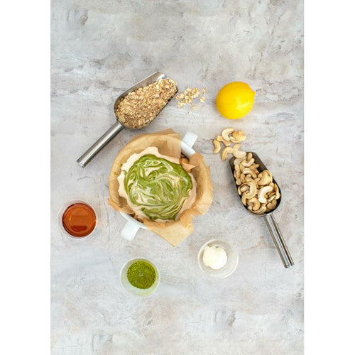 Receta: Raw matcha cheesecake