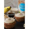 Kit para hornear muffins de plátano con frosting de vegan latte