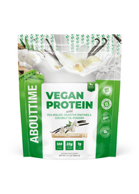 Proteína vegana sabor vainilla About Time 985g