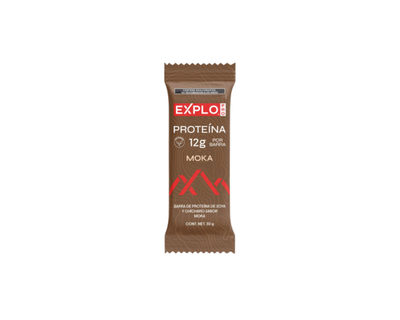 Barra con proteína de moka Explo 30g