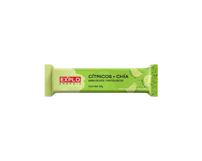 Barra energía cítricos+chía Explo 35g