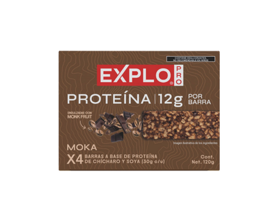 Caja barras de moka Explo 4pzas