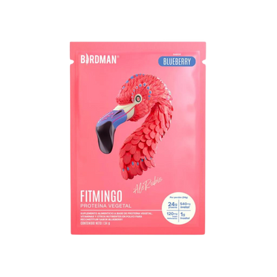 Sachet proteína sabor blueberry Fitmingo Birdman 30g