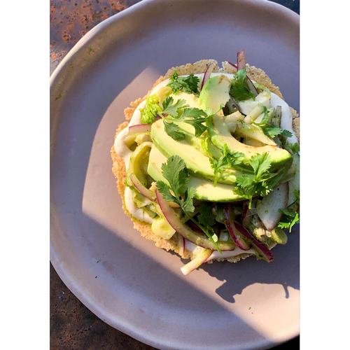 Receta: Tostadas de aguachile de setas